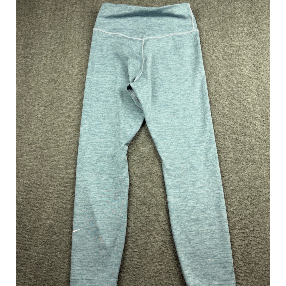 Nike Dri-FIT Women's S Small Heather Blue High Waist Leggings Training - Picture 2 of 7